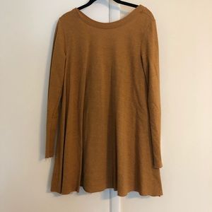 Free People mustard/rust tunic, size XS/S